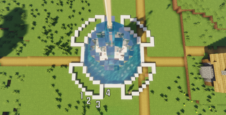 我的世界喷泉广场如何制作（喷泉广场制作教程）