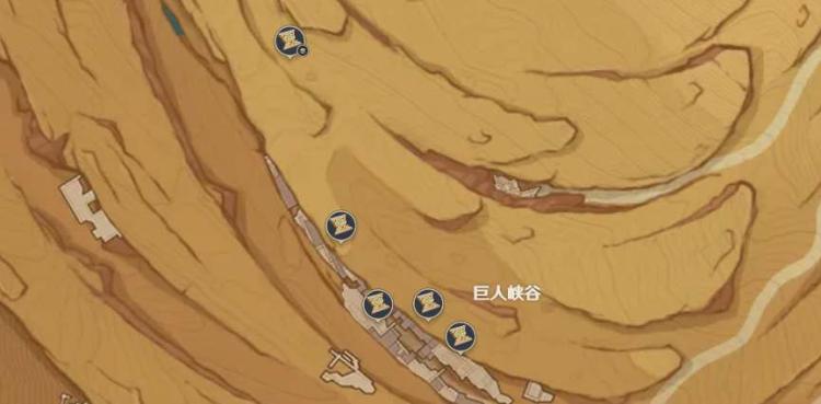 原神巨人峡谷圣章石怎么获得（圣章石分为位置图）